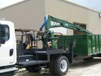 Ace Rear Mount W/ Pull Behind Self-Dumping Trailer