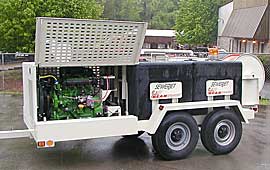 John Bean Sewer Jet 700 gallon poly tanks