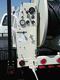 John Bean Truck-mounted Flusher Instrument Panel